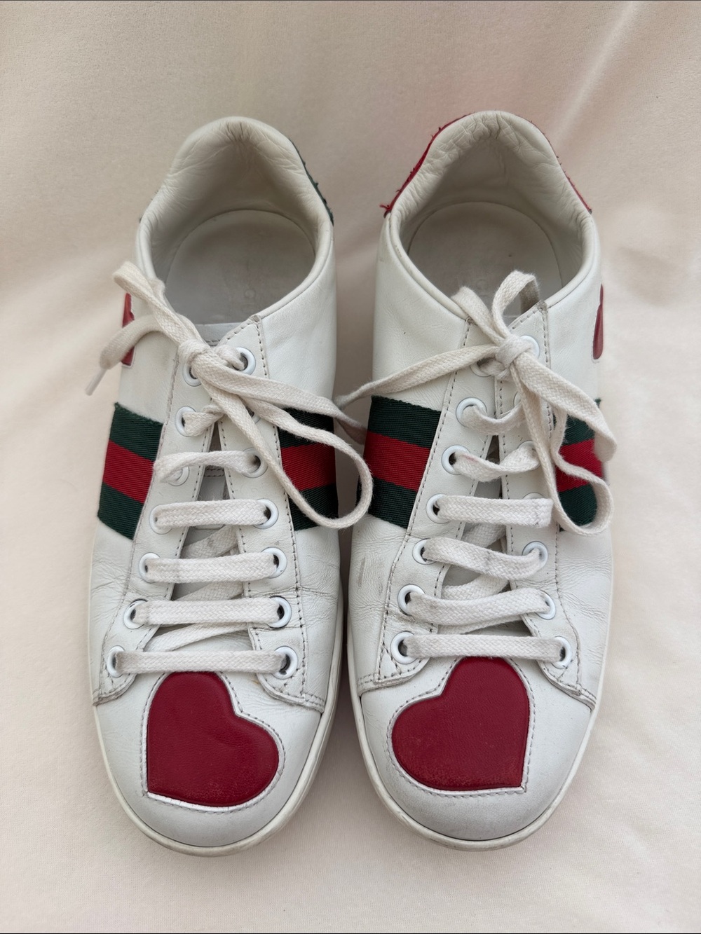 GUCCI Heart Sneakers